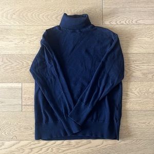 Zara Navy Turtleneck
